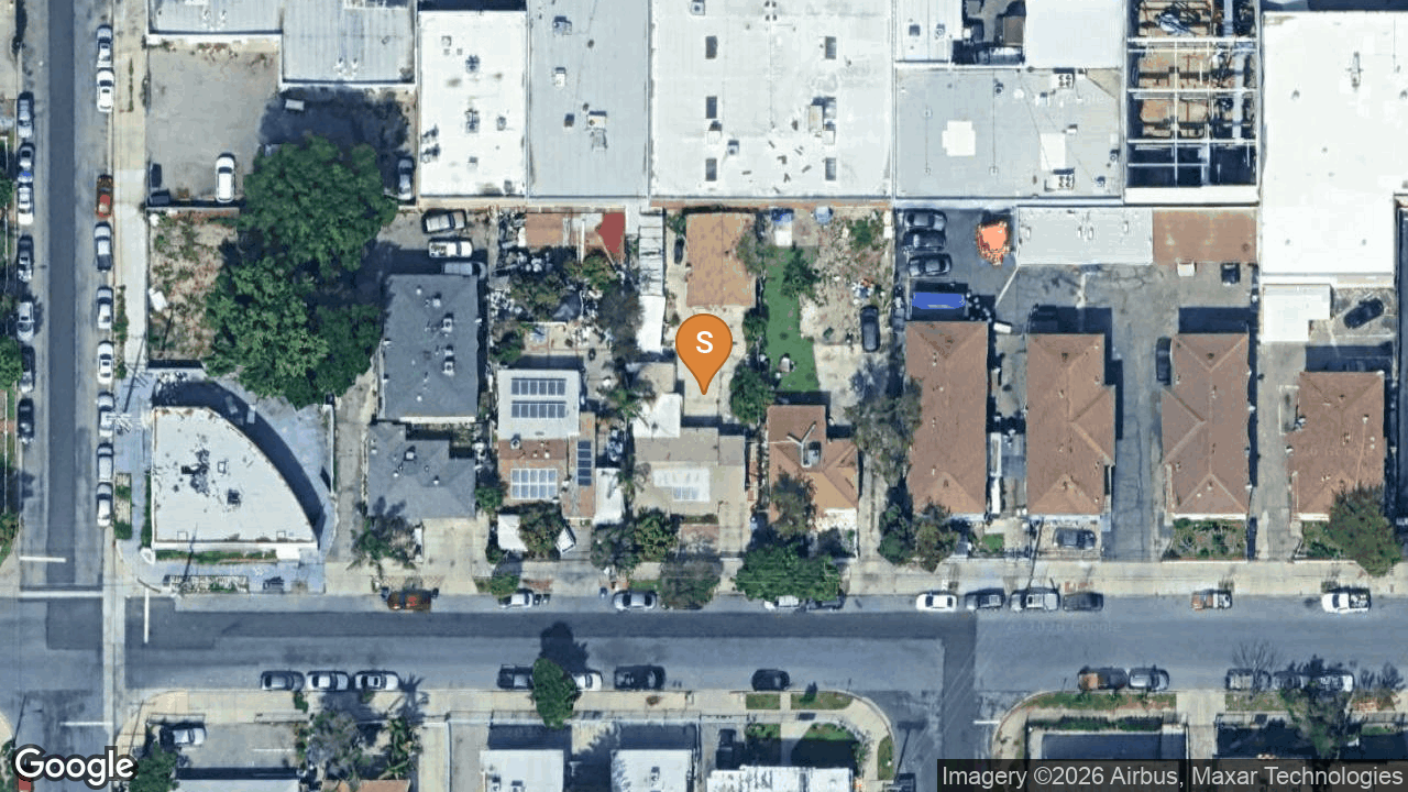 Aerial view of 11841 Hart Street